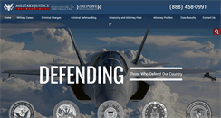 Desktop Screenshot of militaryjusticeinternational.com